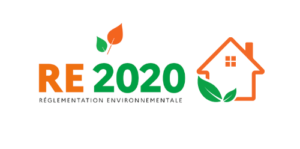 logo RE2020, règlementation environnement et habitat passif